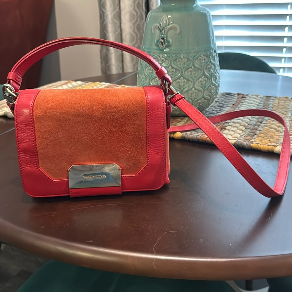 Red Stuart Weitzman purse
